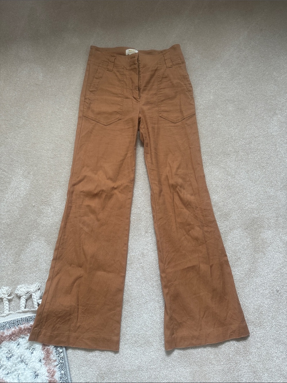 Anthropologie High-Rise Wide-Leg Maeve Trousers size 4